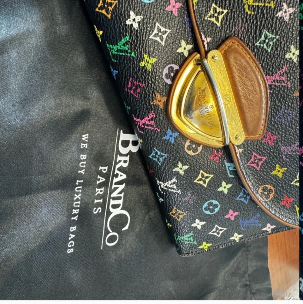 Louis Vuitton Murakami Multicolor Monogram Wallet/Clutch